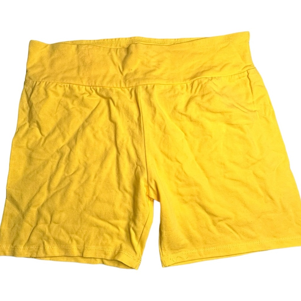 Yellow Spandex Shorts!